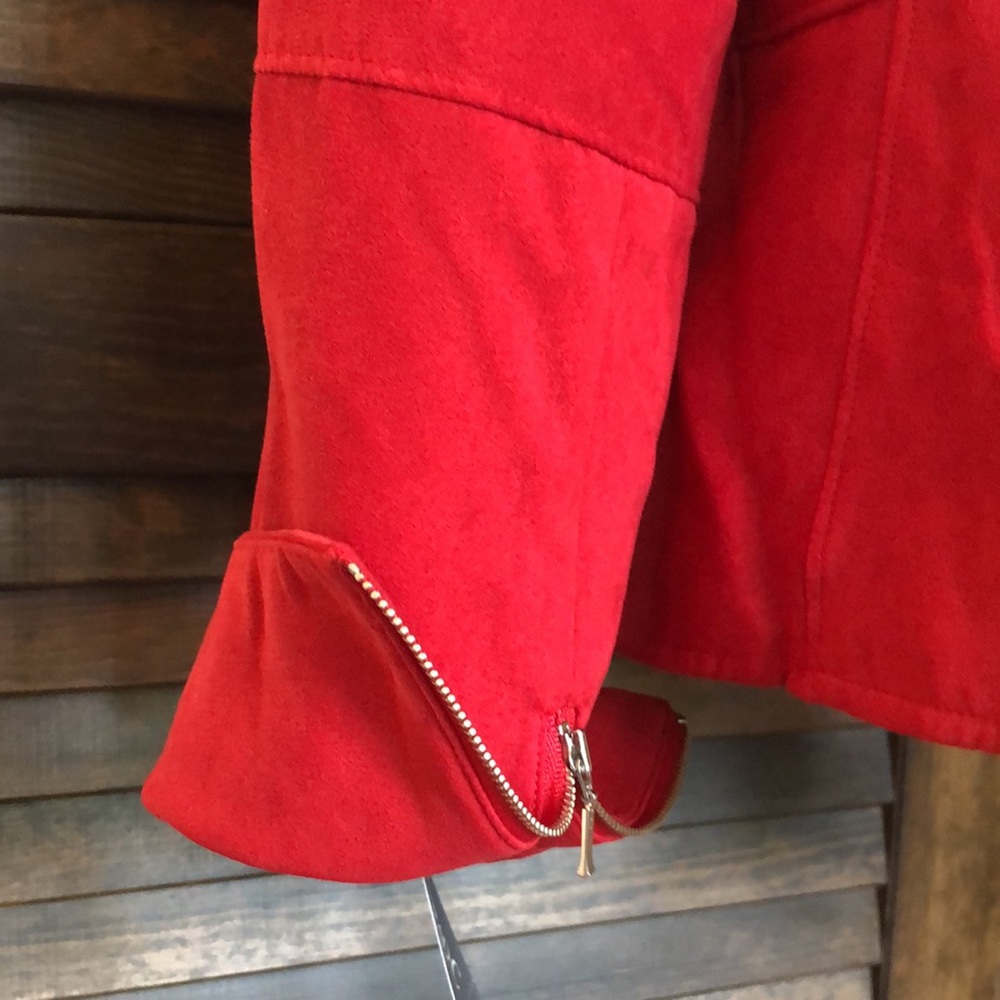 Red Women's Blazer - Picture 5 of 16